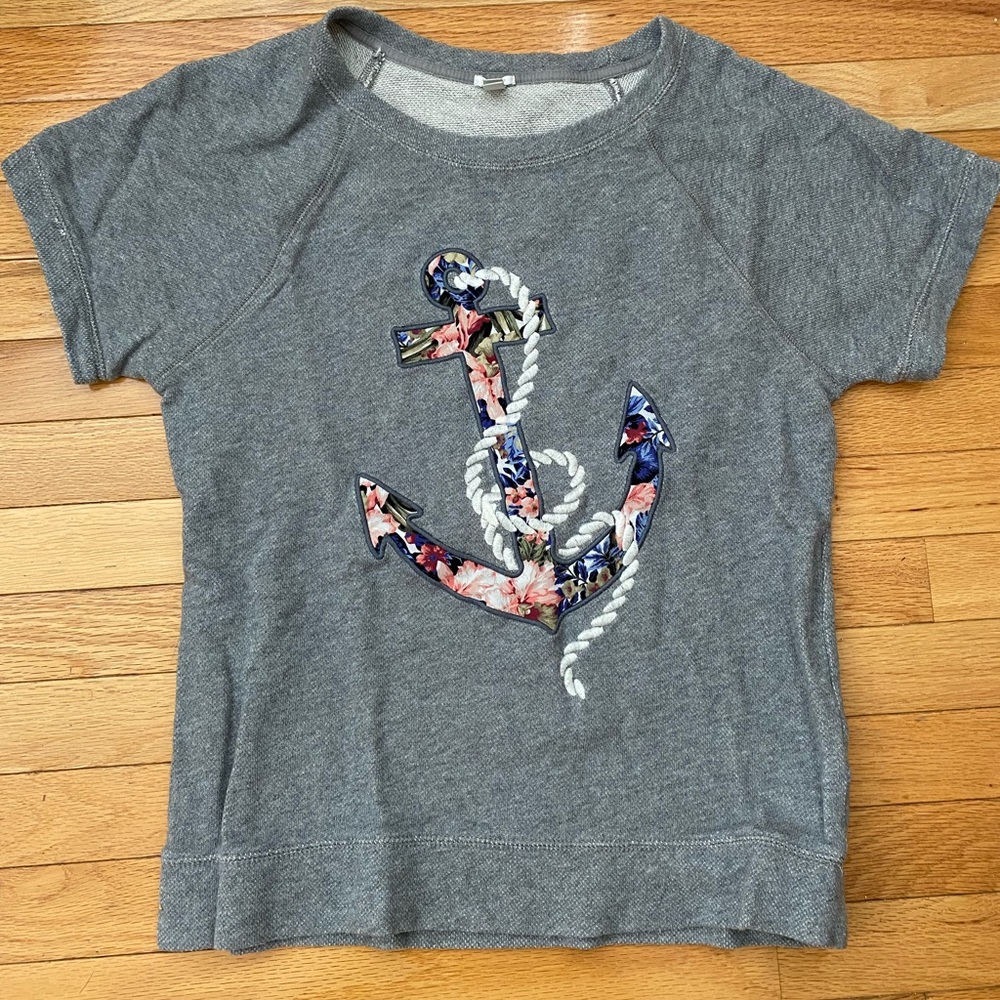 J. Crew short sleeve sweatshirt